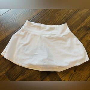 Kyodan White Skater Mini Skirt for Athletic Wear